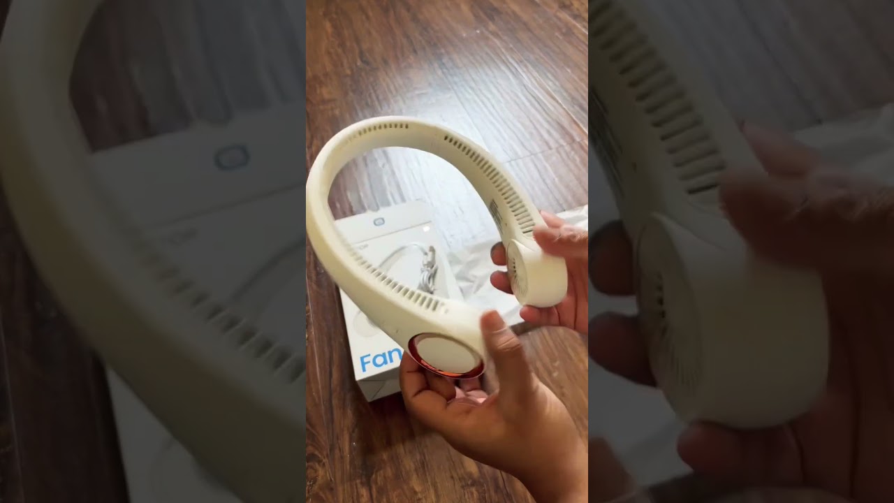 Portable Neck Fan, Rechargeable Hands Free Bladeless Portable Mini Fans, 3 Speeds 72 Air Outlet