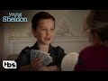 Young Sheldon: Sheldon Plays Cards With Meemaw (Season 1 Episode 3 Clip) | TBS