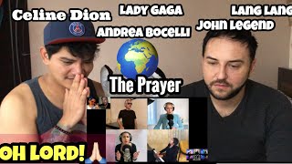 Singer Reacts| Celine Dion, Lady Gaga, Andrea Bocelli , John Legend and Lang Lang - The Prayer