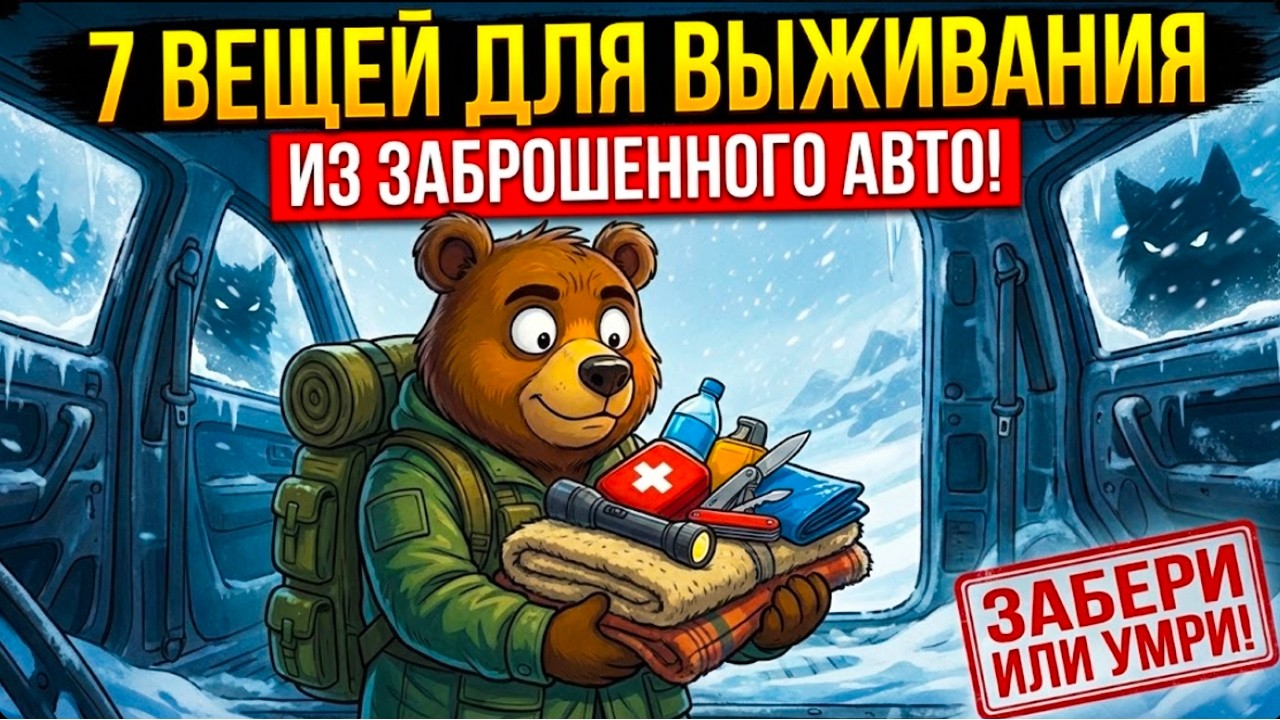 7 Вещей Из «Убитого» Авто, Которые Спасут Вам Жизнь (а все их бросают).