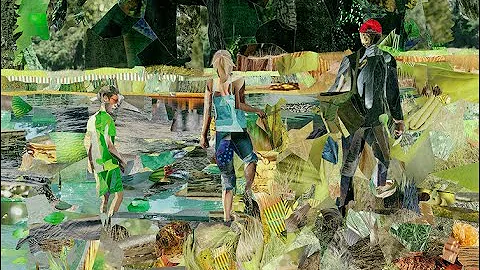Jennifer Ogdens an Artists Path at the Flathead La...