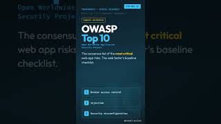 OWASP Top 10 Short for Exam Prep  PenTest+ PT0 003 V3 #comptia