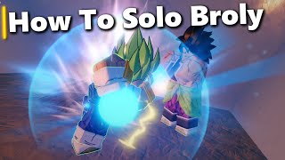 How To Solo Broly Easily (No Techniques) | Dragon Soul