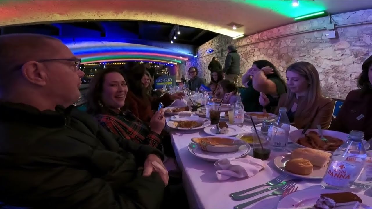 My 60th Birthday, San Antonio Riverwalk Dinner Cruise, Holiday Lights and Snow!