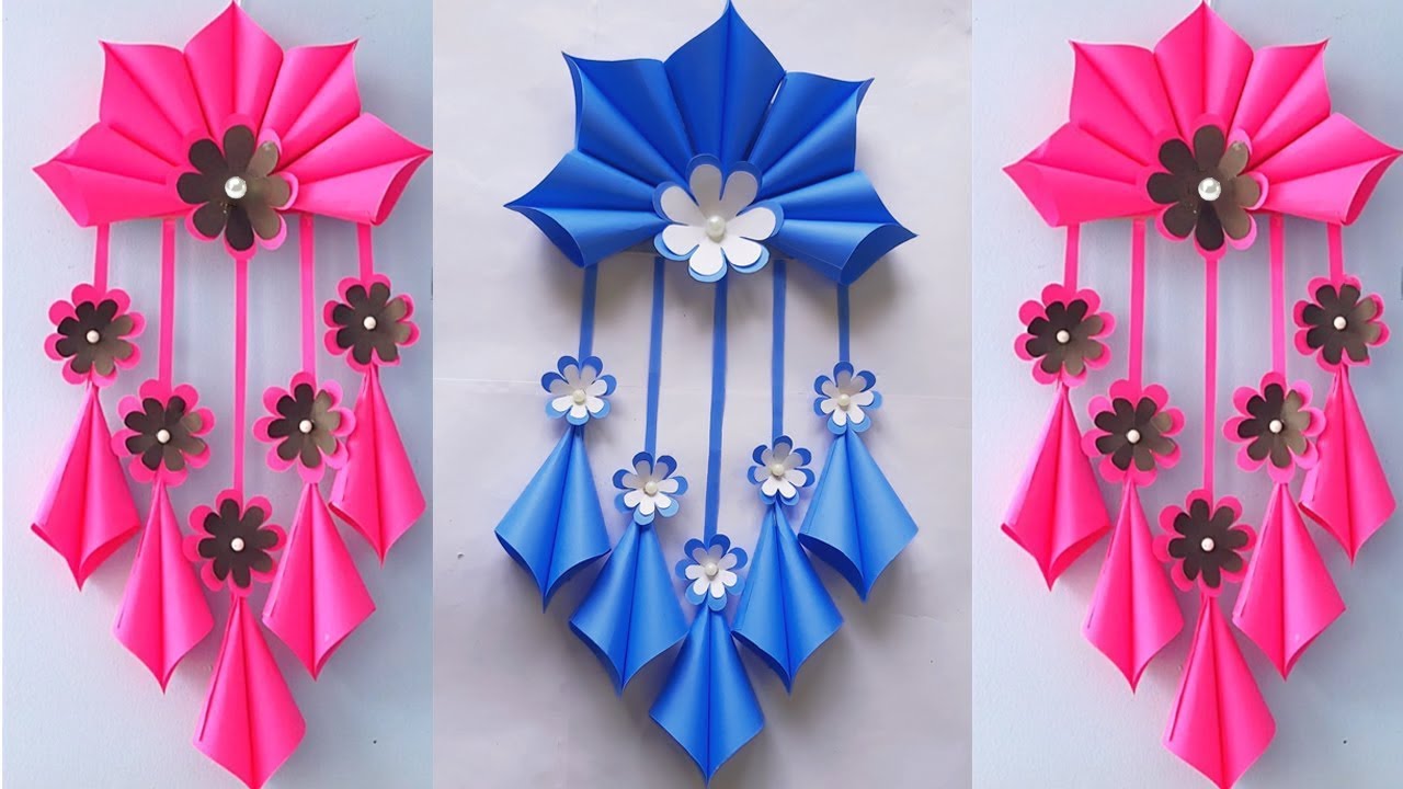 Wall hanging craft ideas | diy wall decor idea | wallmate | paper craft ...