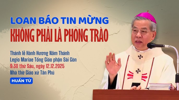 Loan báo Tin mừng không phải là phong trào