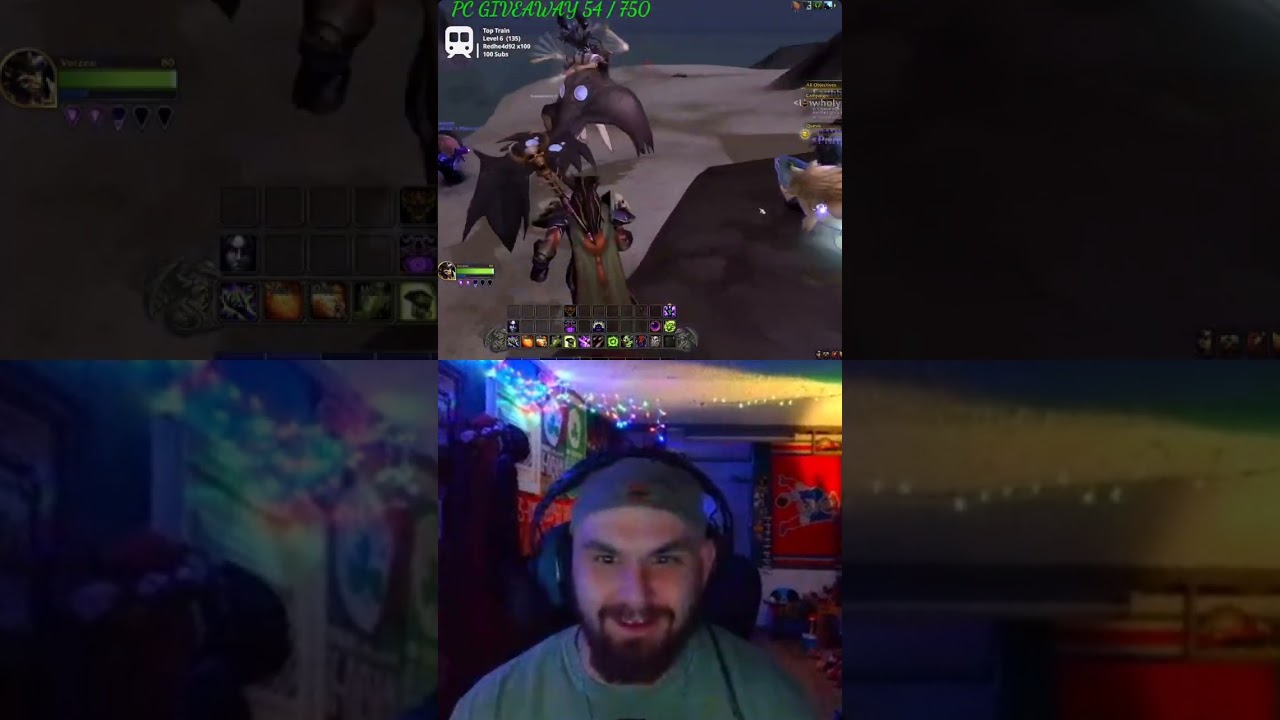 We did it! Dark Moon Rabbit for 180k gold! Can you believe it?! 💰 #WorldofWarcraft #kickpartner