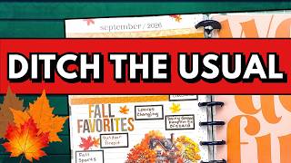 🍁 Ditch the Usual Currently Page! Top 10 Fall Favorites Setup | Plan With Me | Happy Planner