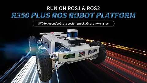 R350 Plus Jetson Nano LiDAR Follow Tracking Navigation Mapping ROS AI Robot Platform
