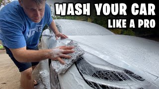 HOW TO WASH YOUR CAR LIKE A PRO. Tesla Model 3