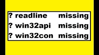 Three "Missing Modules Warning" of Py2exe (Text Editor)