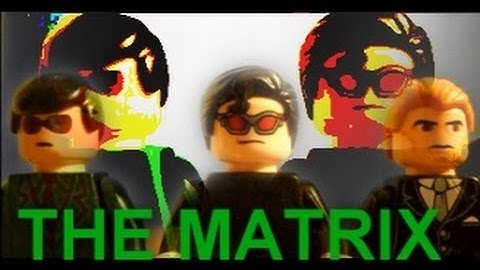 Lego The Matrix- Custom Neo, Smith and Agent
