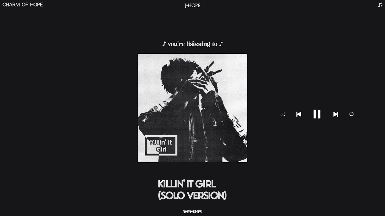 j-hope - killin' it girl (solo version) [sped up + reverb]