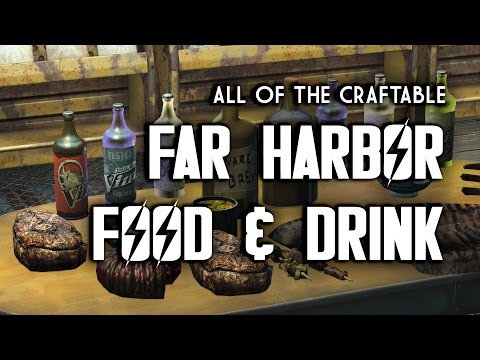 Far Harbor Food & Drink - Every Craftable Item - Fallout 4