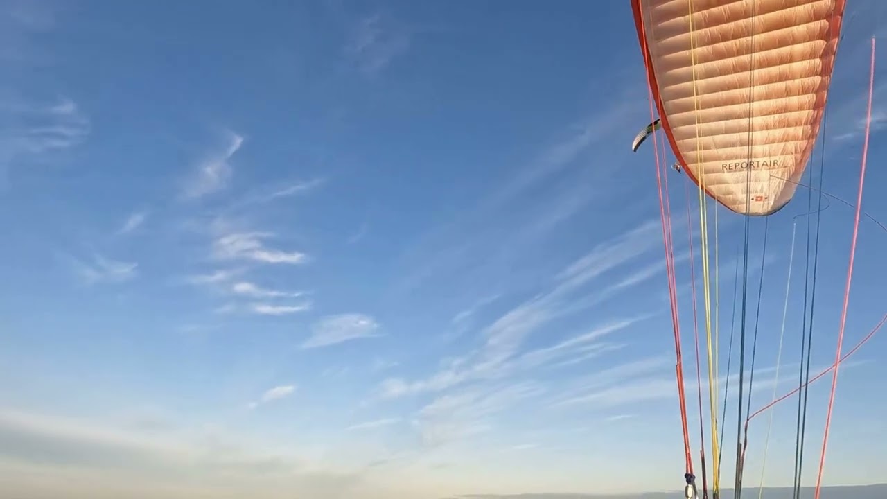 Утренняя прогулка  на параплане.