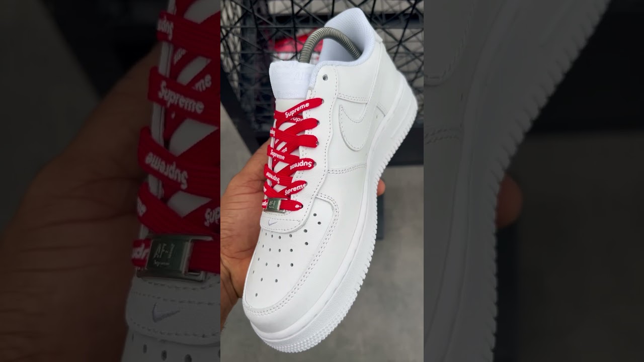 Original Nike Air Force 1 Supreme Triple White