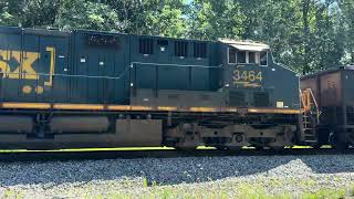 CSX Coal Freight Train | Mount Airy MD 8/7/2026 @davidmaust1415 