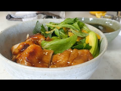 데리야끼 치킨 볼 & 상큼한 샐러드 드레싱 20분 완성 레시피