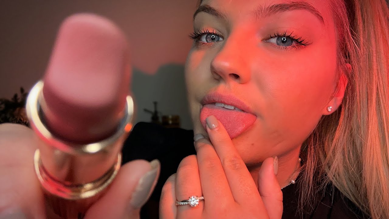 ASMR | Spït painting roleplay: doing your makeup and erasing it again ✨