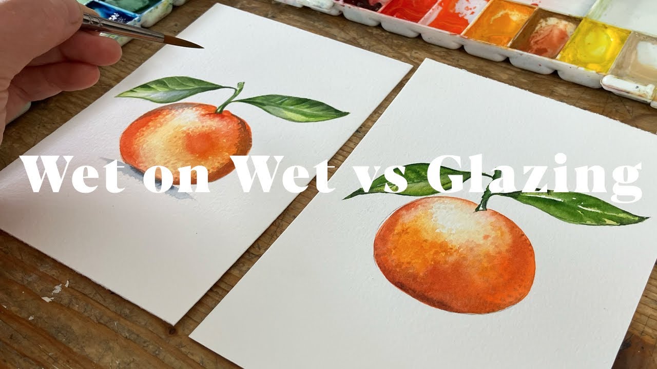 Two Watercolour Techniques, One Painting!