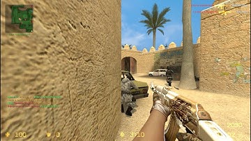 Counter strike source v34/de_dust2/AWP/SCOUT/AK-47/M4A1/