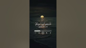 إِنَّمَا الْمُؤْمِنُونَ إِخْوَةٌ| القارئ،ماجد خالد العماري| المقطع حق @استناد و@Ll33.3