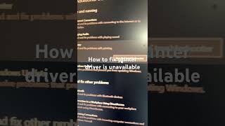 How to fix printer driver is unavailable - can't find printer document error windows 10 / 11