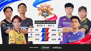 🔴REBROADCAST | MPL PH S13 | ENGLISH-Week4 Day 3