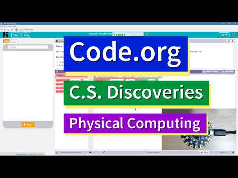 Board Events Lesson 5.7 Tutorial with Answers - Code.org CS Discoveries Physical Computing Unit 6