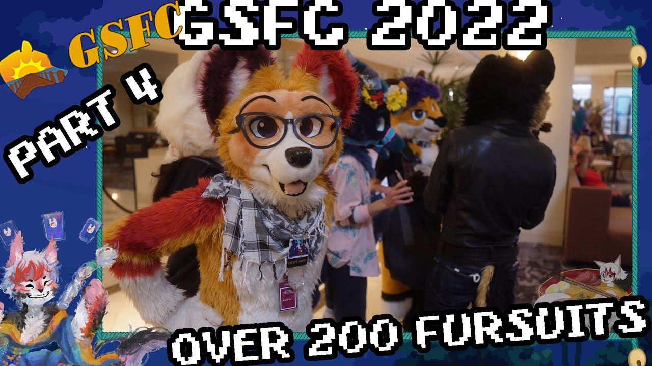 [4k] GSFC 2022 Over 200 Fursuits! Furry Fursuit Convention Footage Golden State Fur Con