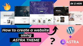 How to Make a Website with Astra | 2020 (Astra Theme Tutorial + Elementor)