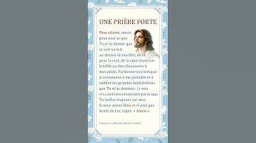 🇫🇷Une prière forte. Prière | foi | catholique | chretien #france #dieu