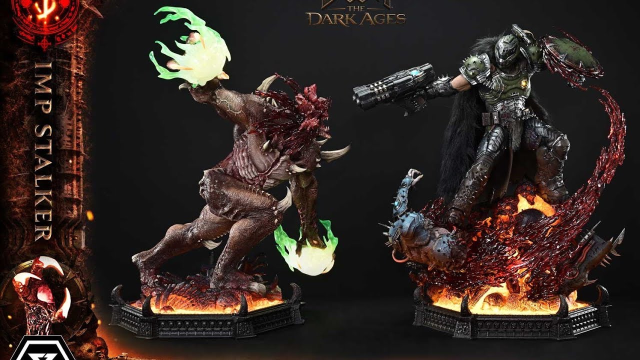 Prime One doomslayer 1/4 scale statue preview