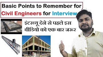Civil Engineering Interview Questions & Answers asked in Construction Company by Learning Technology