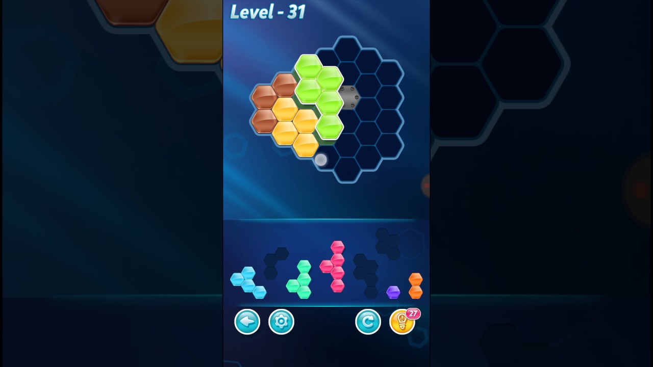 Block Hexa Puzzle Regular B Level 31 Walkthrough