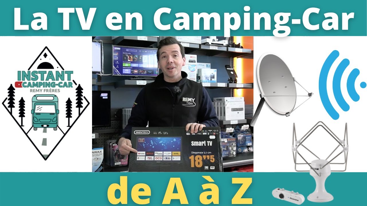 COMMENT recevoir la TV en CAMPING CAR de A à Z ? Budgets & Moyens