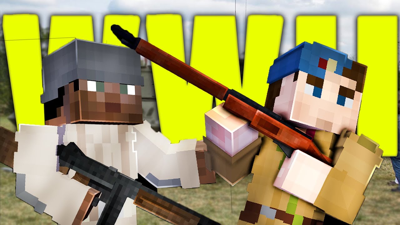 Reliving WW2 in Minecraft!