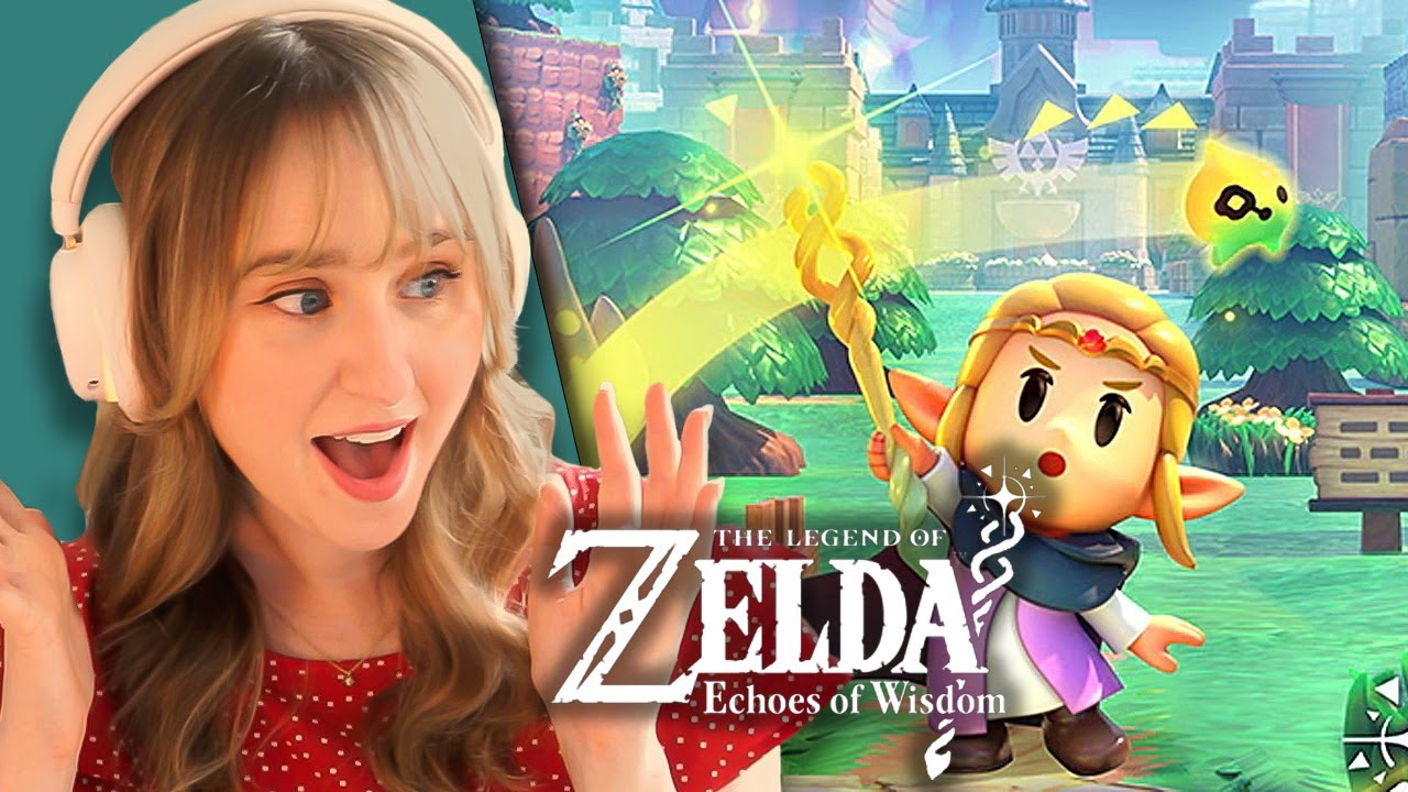ИГРАТЬ В ZELDA?? - The Legend of Zelda: Echoes of Wisdom | ПОЛНАЯ РЕАКЦИЯ