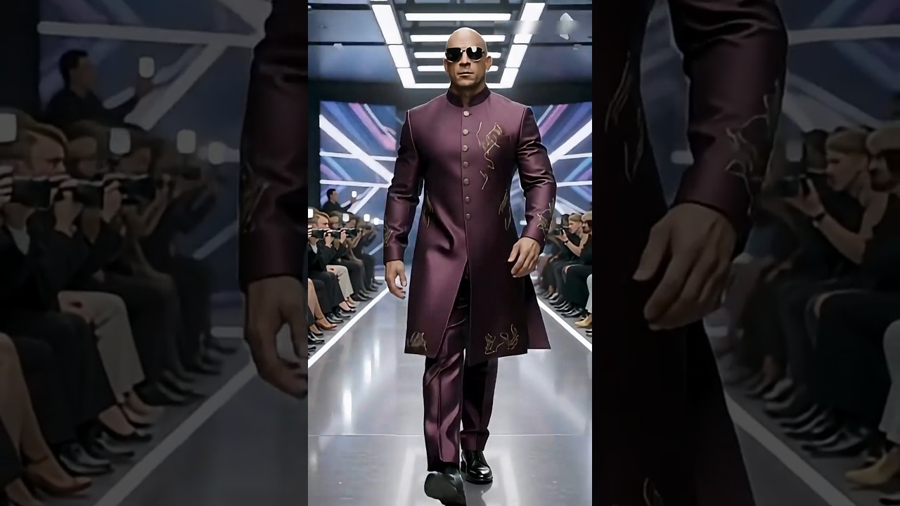 🔥 Hollywood Legends Own the Runway 😳 | Unreal 3D Fashion Show in 8K 