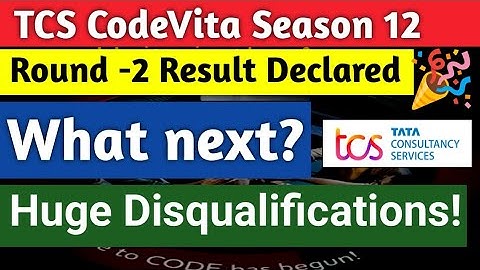🔥Codevita Round-2 Result declared🤯Huge disqualification due to plagiarism😲|#tcscodevita
