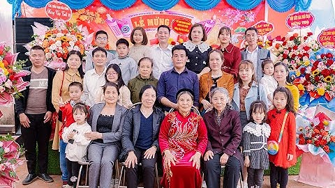 LỄ MỪNG THỌ CỤ: NGUYỄN THỊ THOA . TUỔI 80