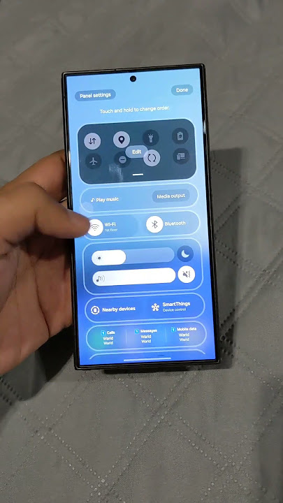 How to get old One UI 6 Quick panel in Samsung phone? View notifications and Quick Settings together