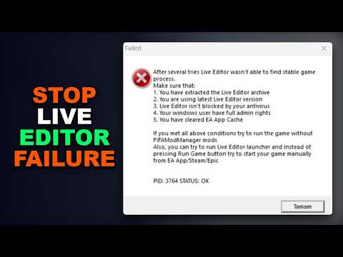 Fix FC 27 Live Editor Not Working