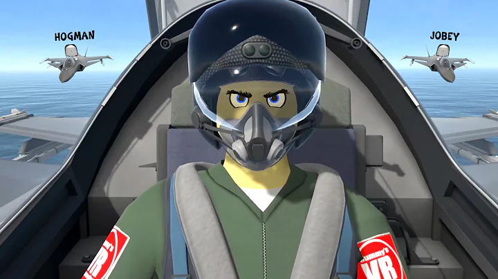 Flying the Top Gun mission with wingmen in VTOL VR!