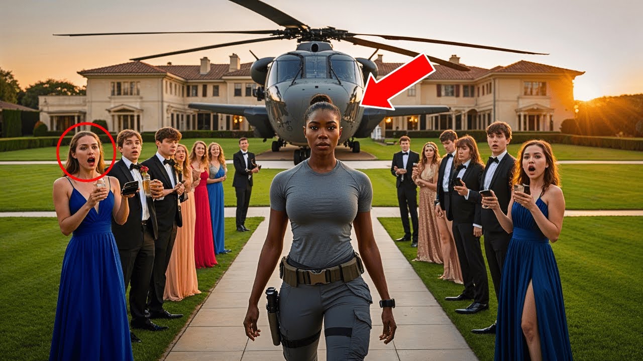 Ils Ont Invité “PERDANTE NOIRE”À La Réunion Des 10 Ans Pour Se Moquer—Son Arrivée En Hélico A Choqué