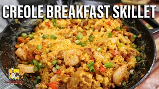 This Creole Breakfast Skillet is perfect for any Sunday morning