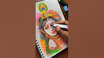 Happy #krishna #janamashtami 💖✨ #artshorts #artvideos