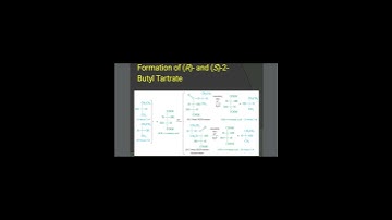 FORMATION OF R AND S 2-BUTYL TARTARATE #viral #jhwconcepts #chemistry #stereochemistry