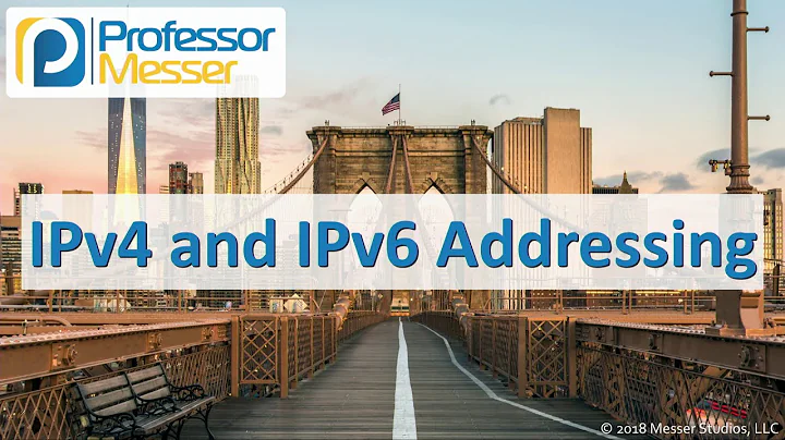 IPv4 and IPv6 Addressing - CompTIA Network+ N10-007 - 1.3