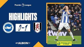 PL Highlights Albion 0 Fulham 1